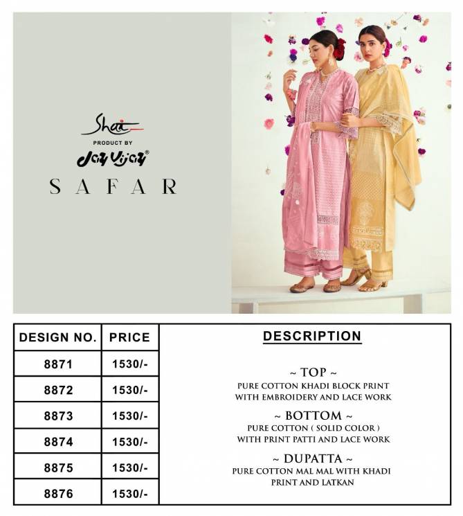 Safar By Jay Vijay Khadi Cotton Printed Suits Wholesale Suppliers In Mumbai